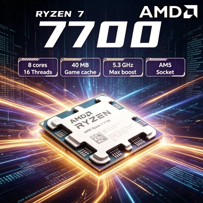 Pc Gaming Ryzen 7 - Processador AMD Ryzen 7 7700 AM5