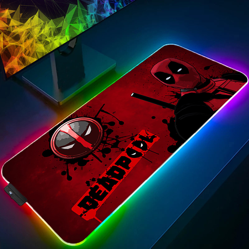 Pc Gaming Aesthetic - Led mouse pad jogos backlight lock