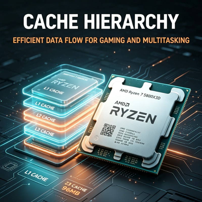 Pc Gaming Ryzen 7 - Processador para Jogos Ryzen 7 5800X3D