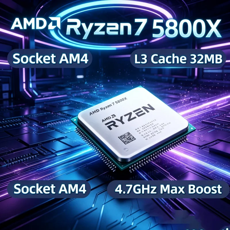 Pc Gaming Ryzen 7 - Processador AMD Ryzen 7 5800X para