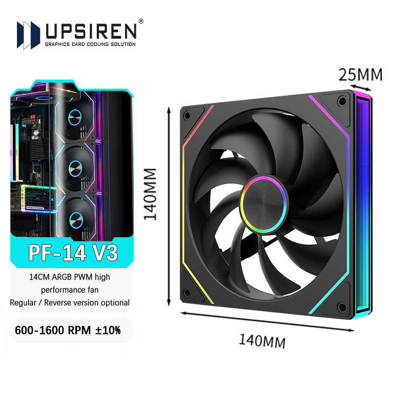 Argb Case Fan - Ventoinha de Chassi UPSIREN PF-14 V3