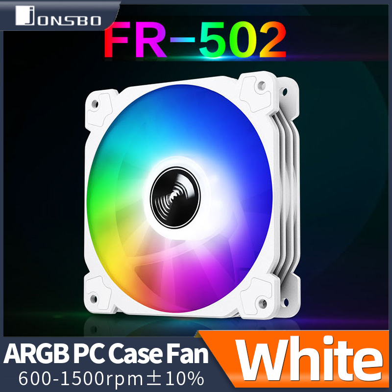 Argb Case Fan - Jonsbo FR-502 12cm branco pc caso