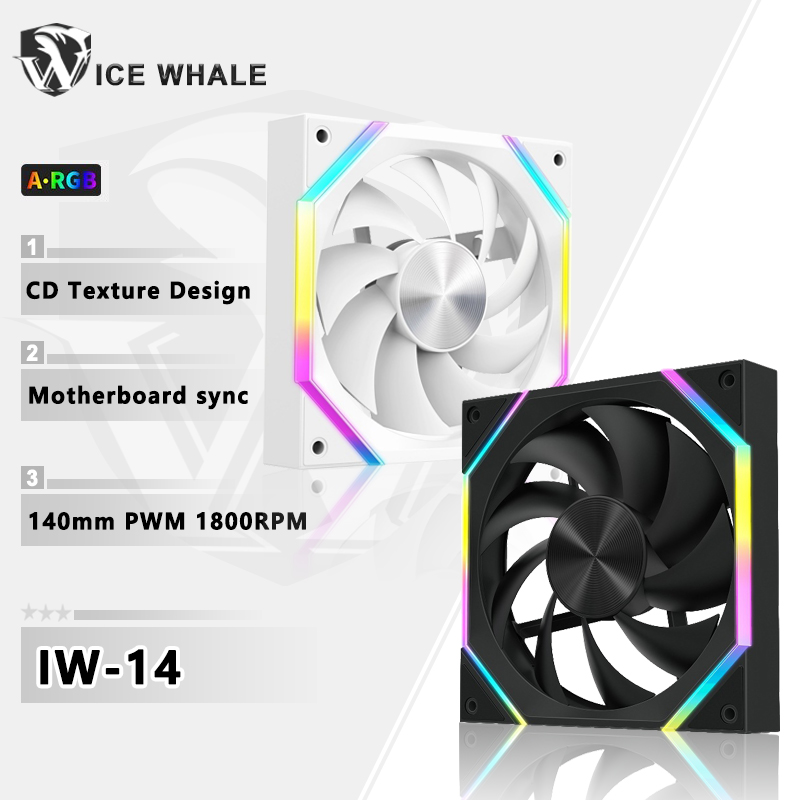 Argb Case Fan - Ventilador de chassi de computador IW-14