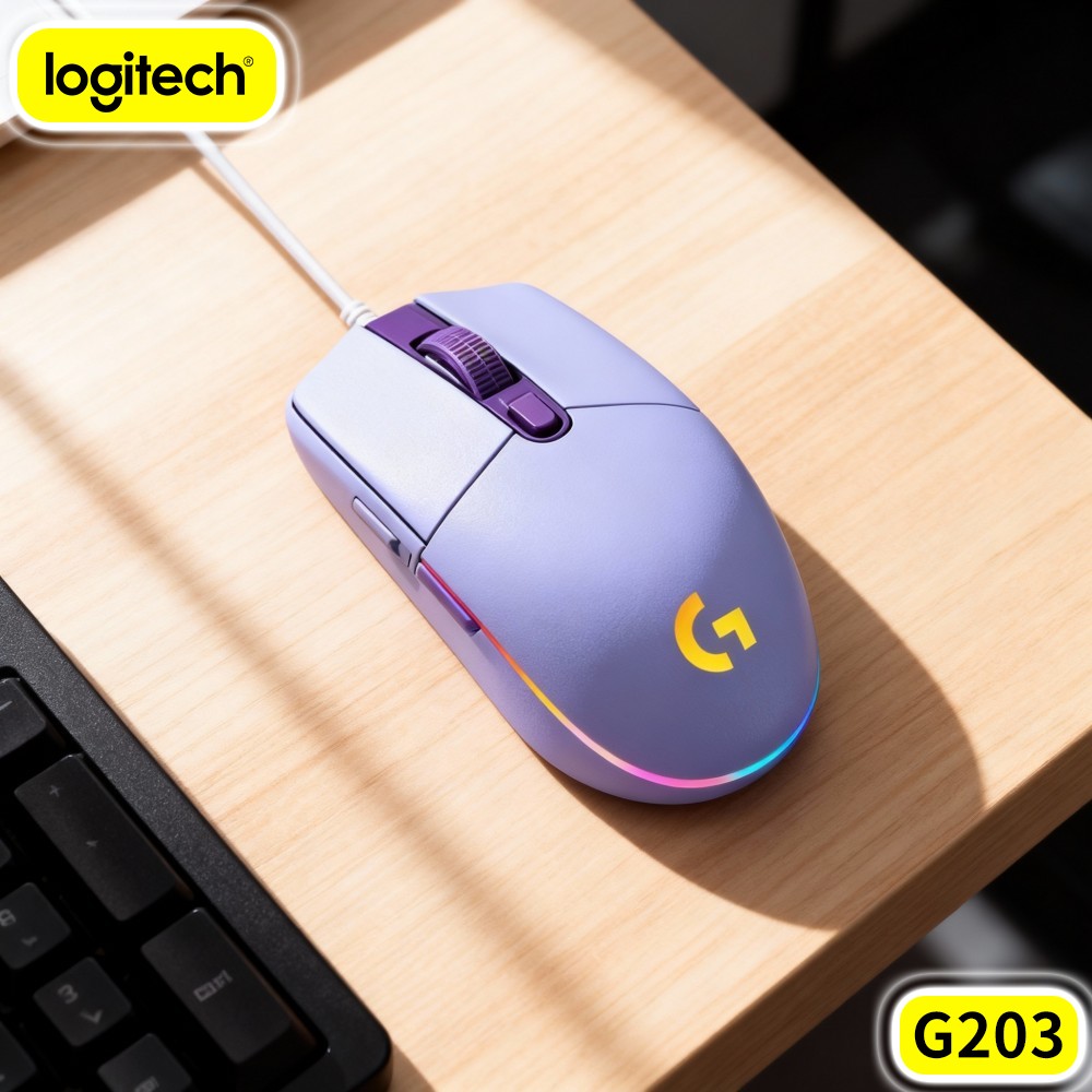 Pc Gaming Optimization - Mouse Gamer Logitech G203 com Fio,