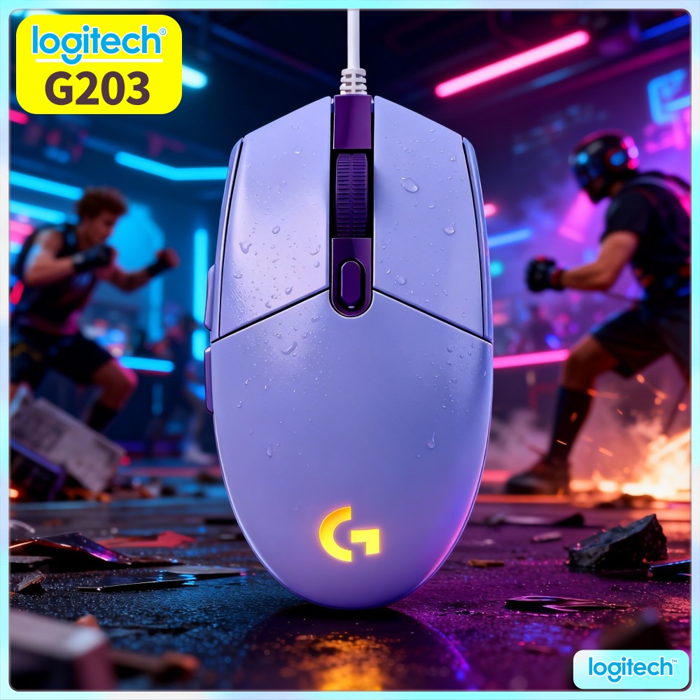 Pc Gaming Optimization - Mouse Gamer Logitech G203 com Fio,