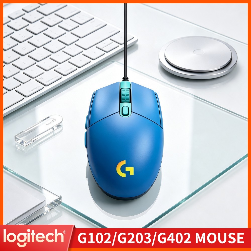 Pc Gaming Entry - Mouse Gamer Logitech G203 com Fio,
