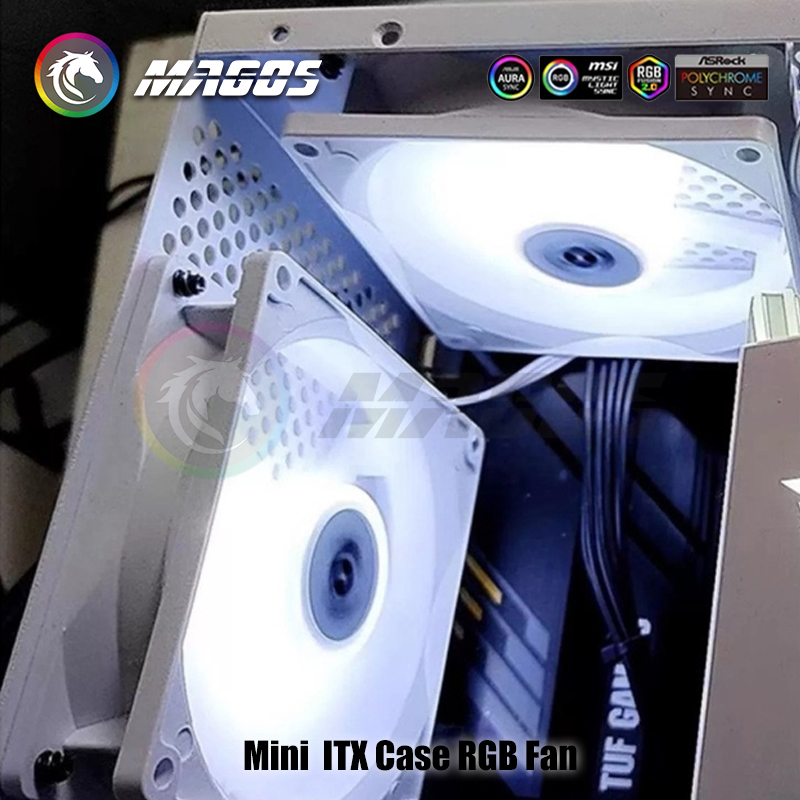 Mini itx caso argb ventilador  - Argb Case Fan avaliação e preço