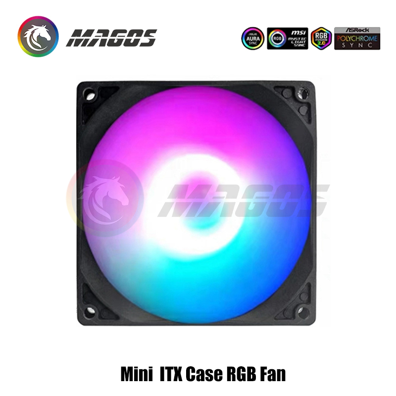 Mini itx caso argb ventilador  - Argb Case Fan avaliação e preço