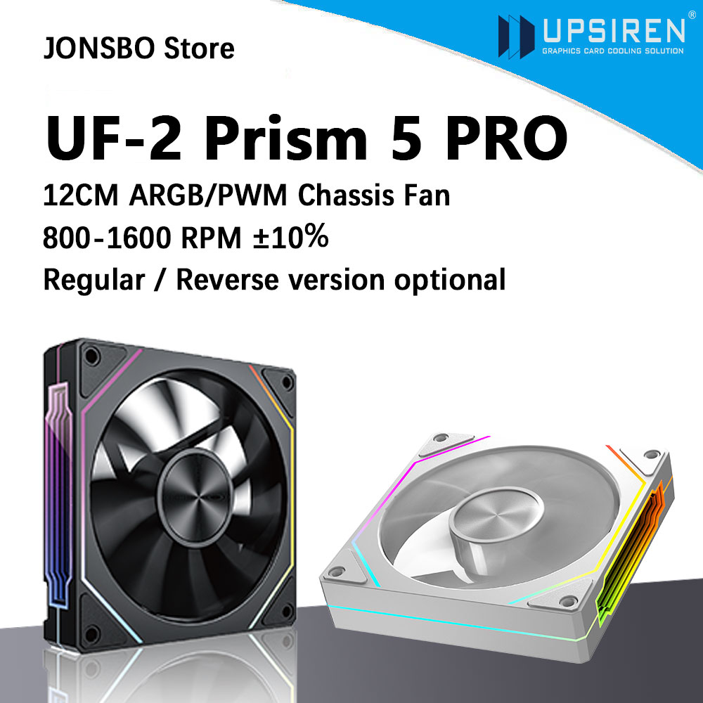 UPSIREN UF-2 PRISM 5 PRO 12CM  - Argb Case Fan avaliação e preço