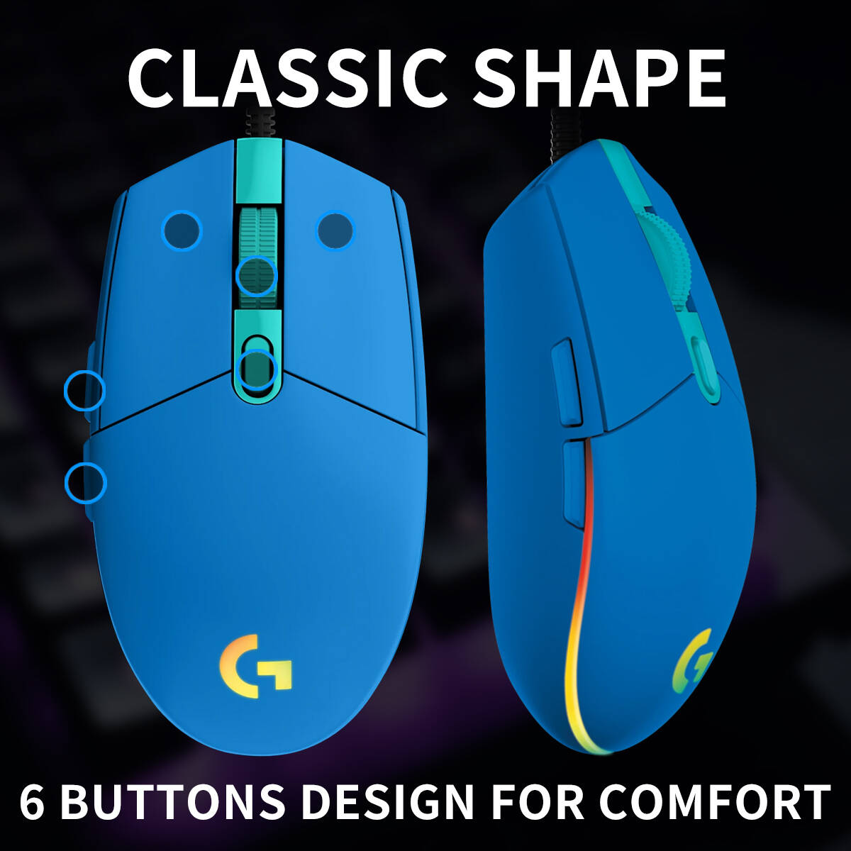 Mouse Gamer com Fio Logitech G - Pc Gaming Optimization avaliação e preço