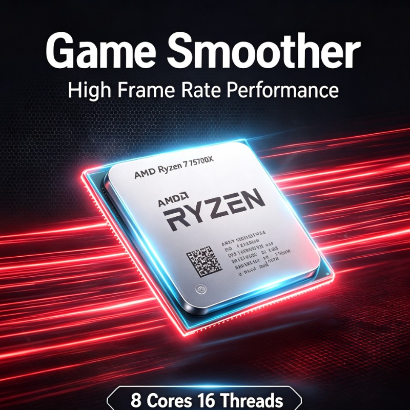 Processador AMD Ryzen 7 5700X  - Pc Gaming Ryzen 7 avaliação e preço