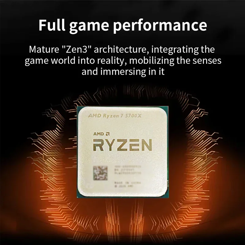 Processador AMD Ryzen 7 5700X  - Pc Gaming Ryzen 7 avaliação e preço