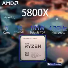 Processador AMD Ryzen 7 5800X  - Pc Gaming Ryzen 7 avaliação e preço