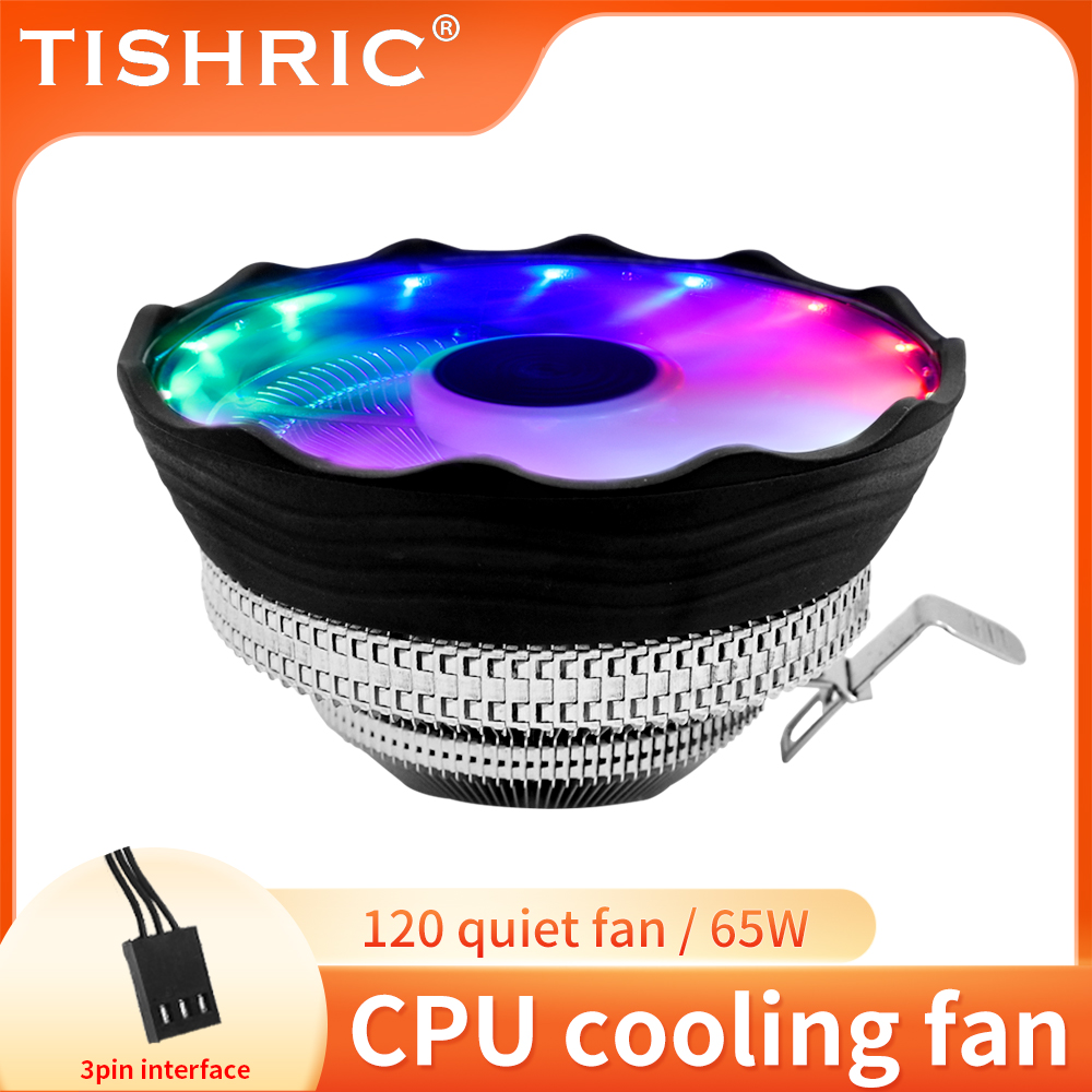 TISHRIC CPU Cooler Fan RGB PWM - Argb Case Fan avaliação e preço