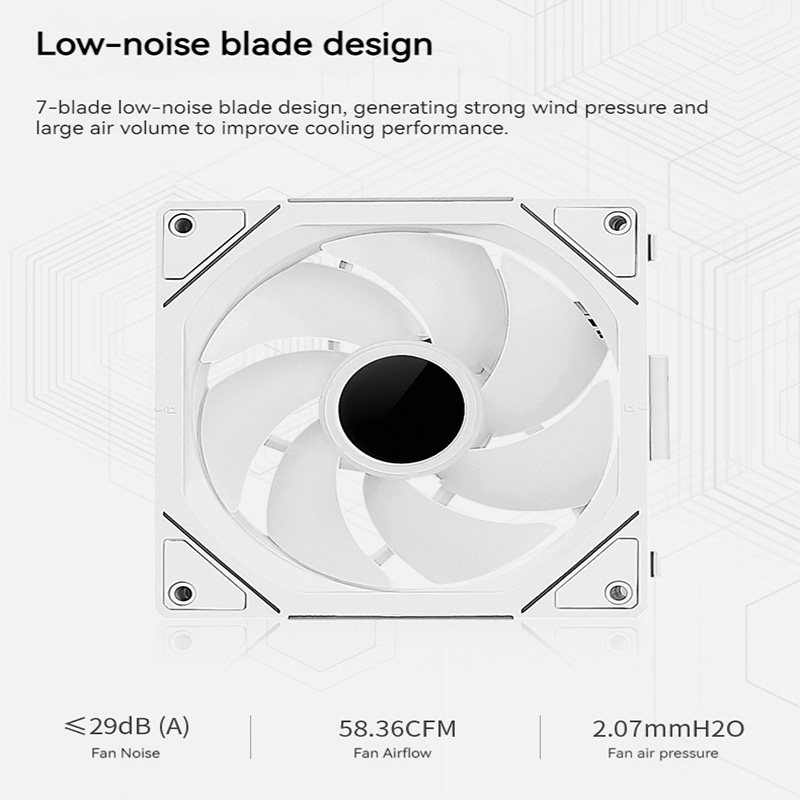Teucer JM-1 pc caso de refrige - Argb Case Fan avaliação e preço