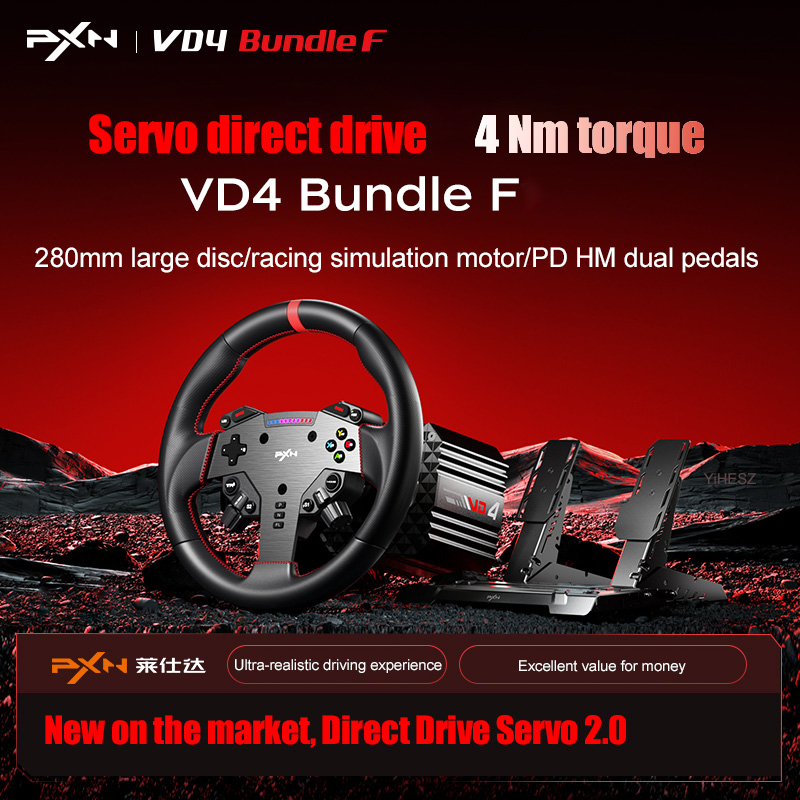 Volante de corrida PXN V4D Bun - Pc Gaming Entry avaliação e preço