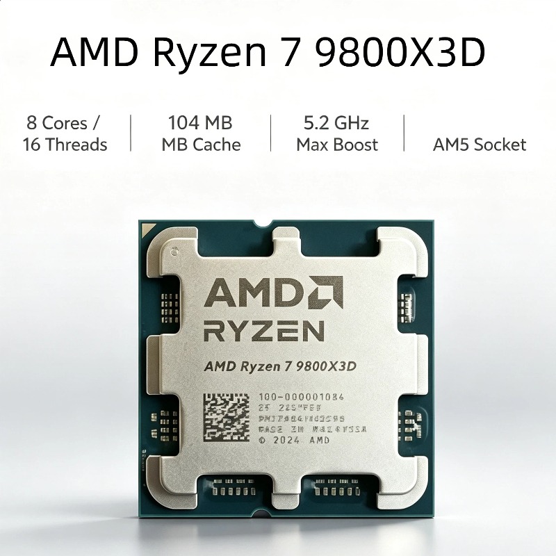 Processador AMD Ryzen 7 9800X3 - Pc Gaming Ryzen 7 avaliação e preço