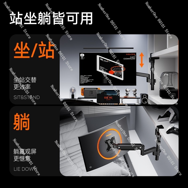Suporte de braço de monitor mo - Dual Monitor Arm avaliação e preço
