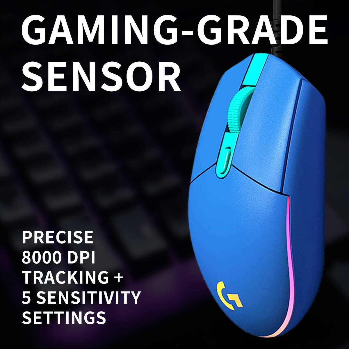 Mouse Gamer Logitech G203 com  - Pc Gaming Optimization avaliação e preço