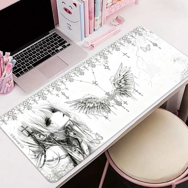 Mousepad de Couro Preto e Bran - Pc Gaming Aesthetic avaliação e preço