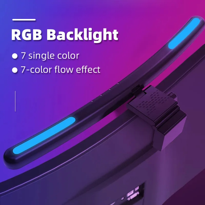 Curvo LED Monitor Light Bar, U - Pc Gaming Aesthetic avaliação e preço