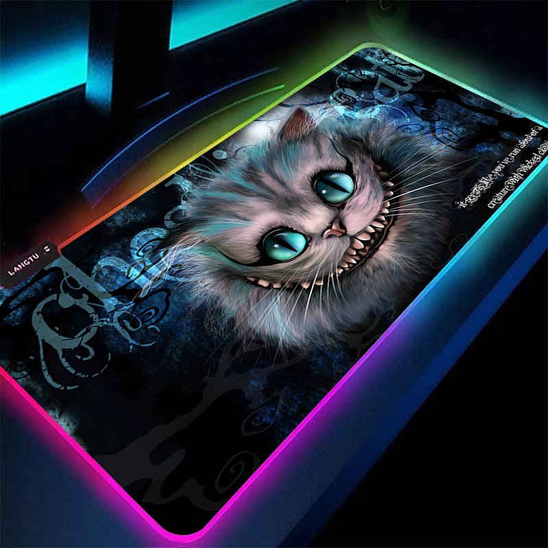 Grande mouse pad rgb a-aletas  - Pc Gaming Aesthetic avaliação e preço